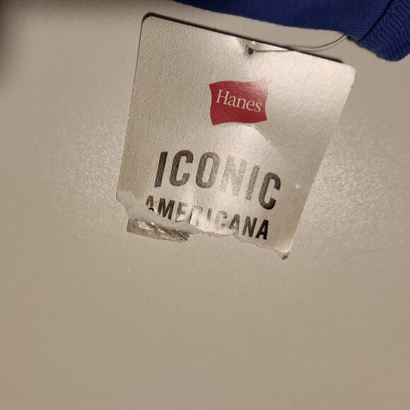 Lake Mead Tank Top Blue Hanes Comfort Wash Graphic Print Mens Medium NEW NWT - Picture 8 of 10